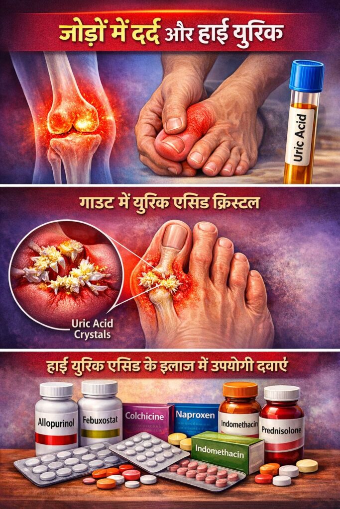 High Uric Acid digrame