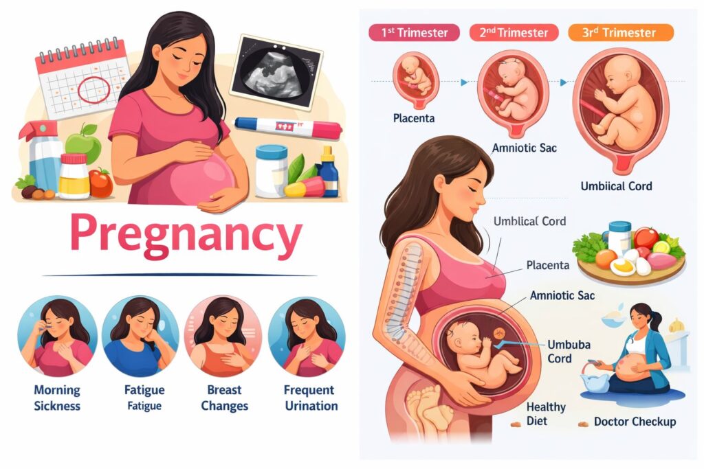 PREGNANCY HEALTH DIET DIAGRAM